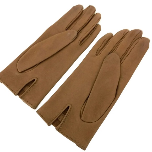 Limited edition Brown leather HERMES Gloves Comes with Box. - Picture 4 of 8
